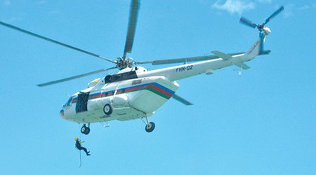 Xəzərdə dənizçi itkin düşüb - Helikopter və 2 gəmi göndərildi