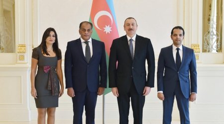 Президент принял верительные грамоты посла Египта - ФОТО