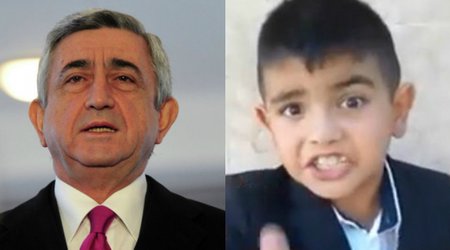 Azərbaycanlı uşaq Sarkisyana müraciət etdi - VİDEO