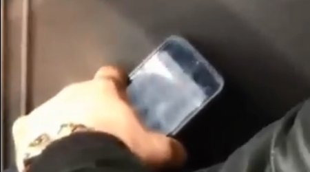 Bakıda marşrutdan biabırçı görüntülər yayıldı -VIDEO
