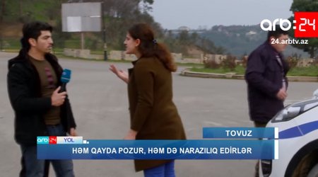 DYP-nin reydi zamanı gərginlik: "Sən kimsənki..." - VİDEO