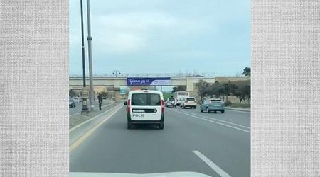 Bakıda polis avtoşluq elədi