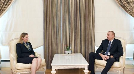 Президент принял Бриджет Бринк - ФОТО