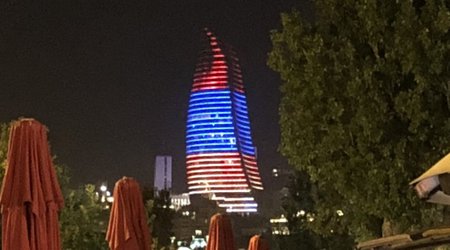 “Alov Qüllələri”ndə erməni təxribatı - FOTO