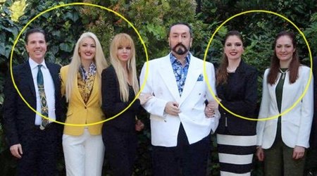 Adnan Oktar tanınmış professorun qızlarına.... - ŞOK VİDEO+FOTOLAR