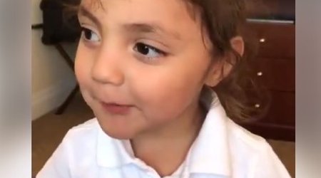 Leyla Əliyevanın qızı balaca Əminənin videosu ən çox izlənənlərdən oldu