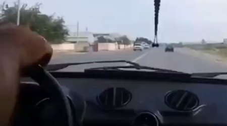 Sumqayıtda sürücü öz ölüm anını belə çəkdi- VIDEO