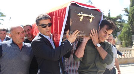 Türkiyədə qətlə yetirilən Etimad İsmayılovla vida mərasimindən VİDEOREPORTAJ