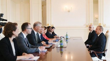 Президент Алиев принял вице-президента EIB