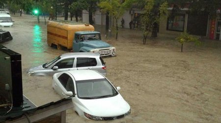 Soçi su altında qaldı: ölənlər və itkin düşənlər var - şok görüntülər - VİDEO 