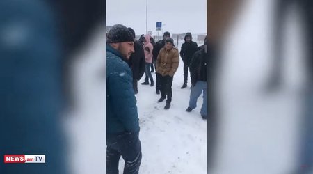 Erməni gənclər əsgər getməmək üçün aksiya keçirdilər - VİDEO