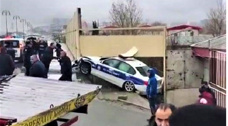 Bakıda “uçan” YPX maşını: Hadisə yerindən video