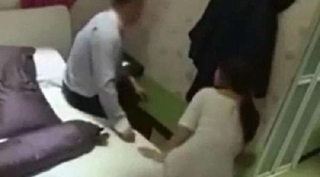 Bakıda ərinə yuxu dərmanı verib başqa kişi ilə görüşən qadının görüntüləri - VİDEO