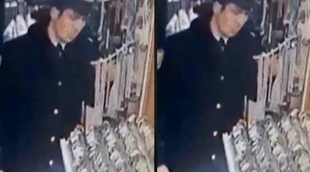 Bakıda oğurluq edən polis işdən çıxarıldı – Video