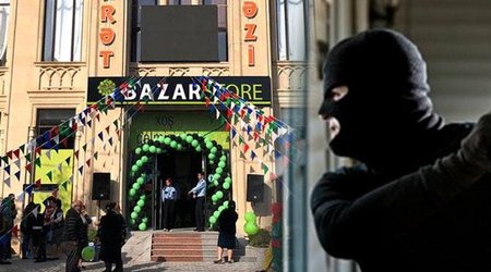 Мужчина в маске совершил вооруженный налет на "Bazarstore"