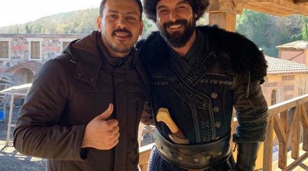 Zabit Səmədov "Diriliş Ertuğrul"un çəkiliş meydanında - FOTOLAR
