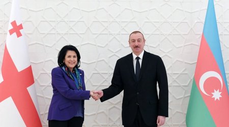 Президенты Азербайджана и Грузии провели встречу один на один
