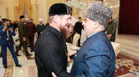 Аллахшукюр Пашазаде встретился с Рамзаном Кадыровым