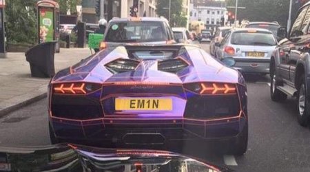 “EM1N”in bahalı “Lamborghini”si London küçələrində… (FOTOLAR)