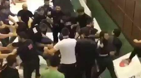Массовая драка на чемпионате по джиу-джитсу - ВИДЕО