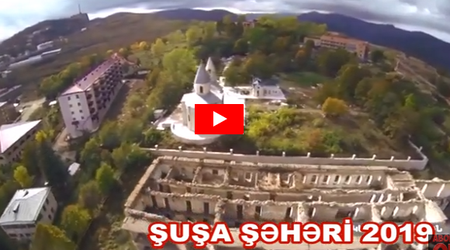 Şuşa şəhərinin Drona çəkilmiş görüntüləri yayılıb – Heç yerdə olmayan görüntülər – VİDEO