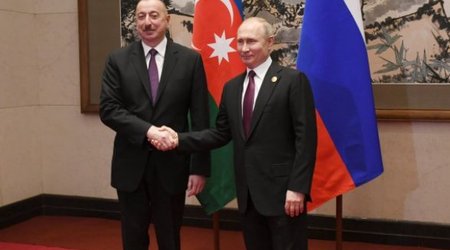 Ильхам Алиев и Владимир Путин встретились в Пекине