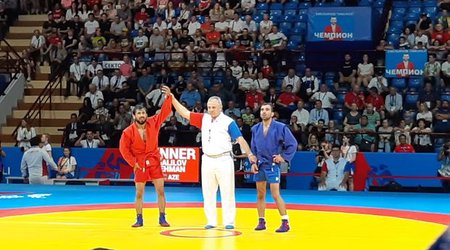 Millimizdən daha iki medal: Samboçumuz ermənini məğlub etdi