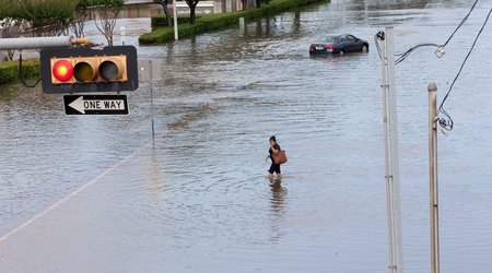 Flash flood emergency declared as massive torrents of water, waterspout rock New Orleans