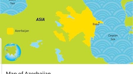 Distorted Azerbaijani map corrected on website of National Geographic (PHOTO)