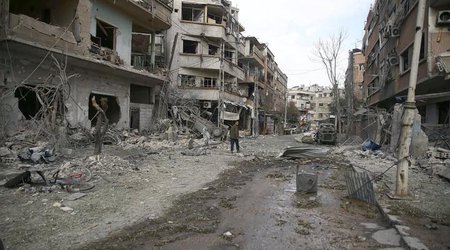 Bomb blast destroys hospital building in northeastern Syria