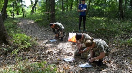 В Азербайджанской армии завершился первый этап соревнования по ориентированию