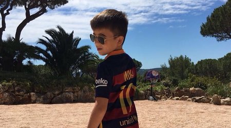 İlham Əliyevin nəvəsi ulduz futbolçu ilə bir arada - FOTO