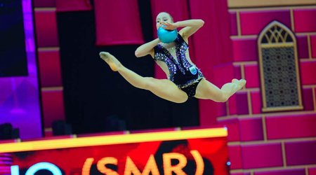 Best moments of 2nd day of Rhythmic Gymnastics World Championships in Baku (PHOTO)