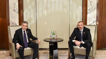 Ильхам Алиев встретился с президентом Туркменистана