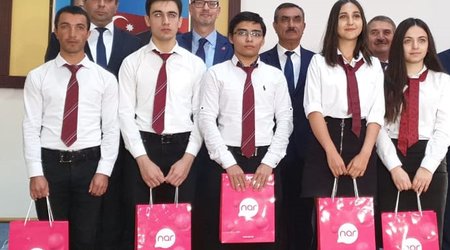 Nar congratulated winners of scholarship program in Nakhchivan