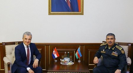 Обсуждены вопросы расширения военного сотрудничества между Азербайджаном и Хорватией