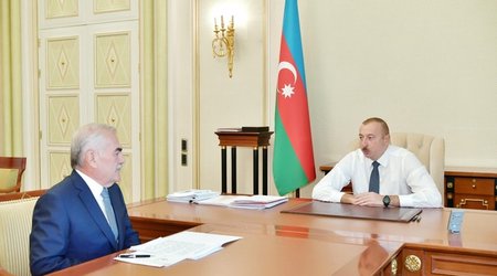 Президент принял Васифа Талыбова