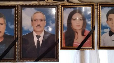 Qaladakı qəzada ölənlər dəfn edildi, qonaq gedirlərmiş... - FOTO