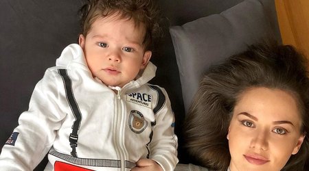Fahriye ilk dəfə oğlunun fotosunu paylaşdı, rekord qırdı