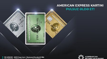 Международный Банк Азербайджана дарит карты American Express