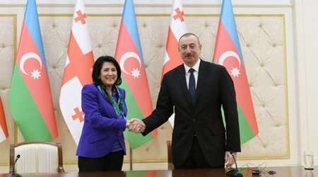 Саломе Зурабишвили поздравила президента Ильхама Алиева