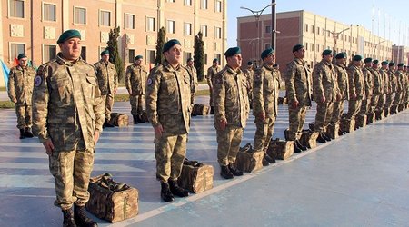 Группа миротворцев вернулась из Афганистана в Азербайджан