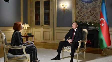 Президент Ильхам Алиев дал интервью телеканалу "Россия-24"