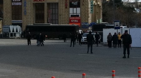 Полиция заняла потенциальные места проведения митинга
