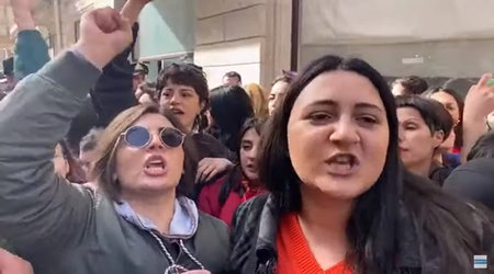 Bu gün Bakıda etiraz aksiyası keçirilib - FOTO/VIDEO