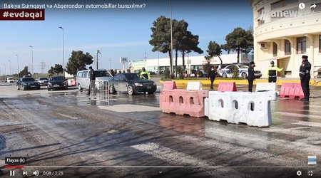 Bakıya Sumqayıt və Abşerondan gediş və gəliş məhdudlaşdırılıb - VİDEO