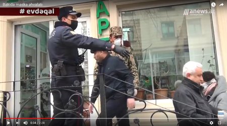 Maska satışına polislər cəlb edildi - VİDEO