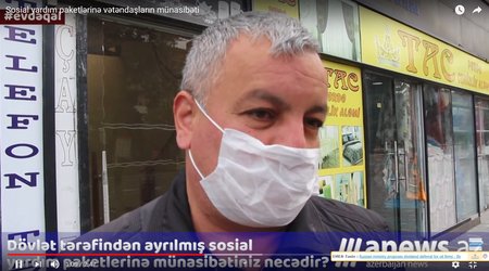 Dövlətin koronavirus pandemiyası ilə bağlı iqtisadi yardımından razısınızmı? - VİDEO