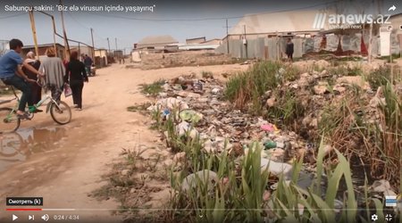 Sabunçu sakini: "Biz elə virusun içində yaşayırıq" - VİDEO