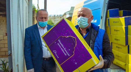 На этой неделе еще 1000 семей в регионах получили наборы продовольственных товаров от Azercell!